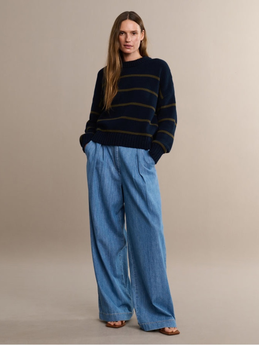 Jenni Kayne Denim Newport Trouser current season